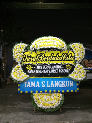 Papan Bunga Duka di Wonorejo