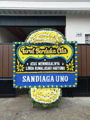 Papan Bunga Duka di Wonorejo